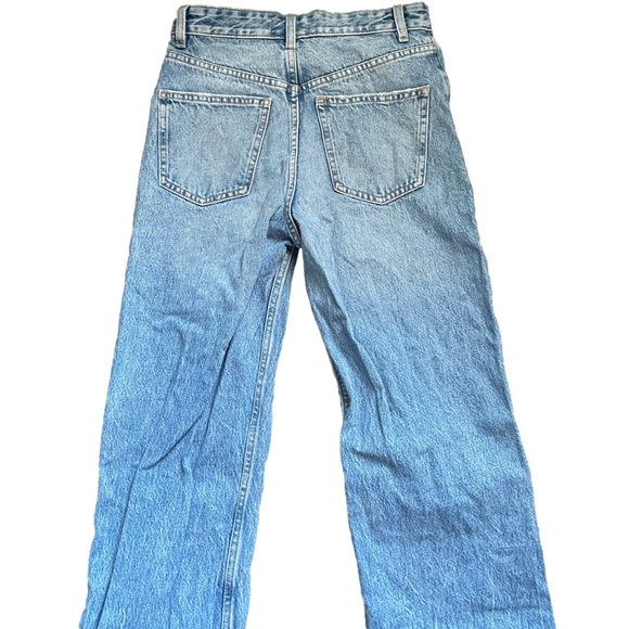 Zara distressed blue jeans, size 2 - Picture 3 of 3